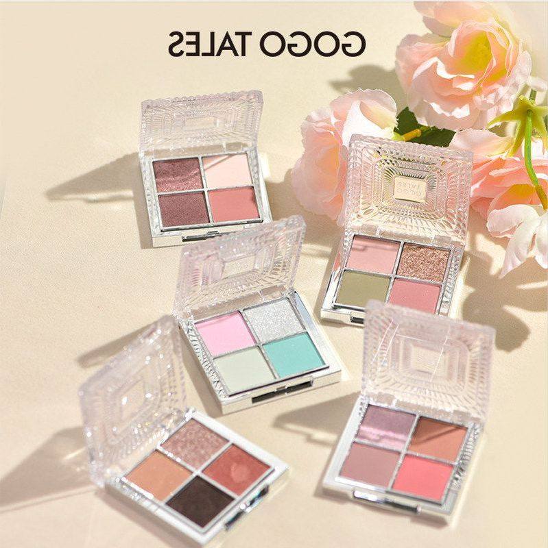 正品流转le眼影闪碎四色珠光gogota初学者学生戈戈舞s盘光影 哑光,彩妆/香水/美妆工具,眼影,淘宝优惠券,粉丝福利购,淘宝优惠卷