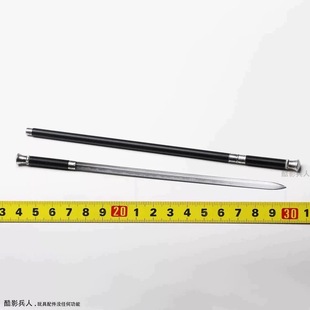 HT HotToys 1/6 疾速追杀4 MMS730 杀神4凯恩甄子丹 剑 拐杖配件