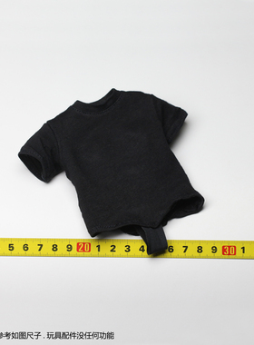 HT HOTTOYS 1/6 终结者2 审判日 T-800 2.0 MMS795 黑色T恤 配件