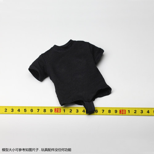 HT HOTTOYS 1/6 终结者2 审判日 T-800 2.0 MMS795 黑色T恤 配件