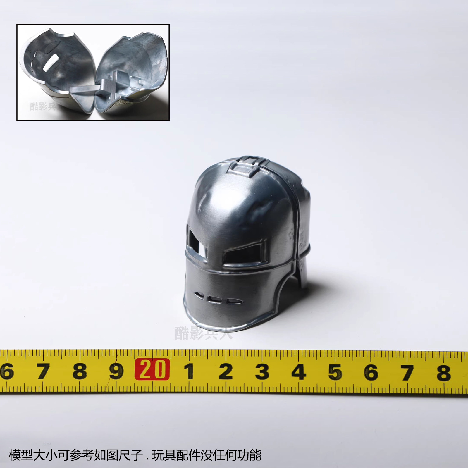 HT 1/6 钢铁侠 再版 MK1 合金 特別版 MMS605 头盔 配件 模型