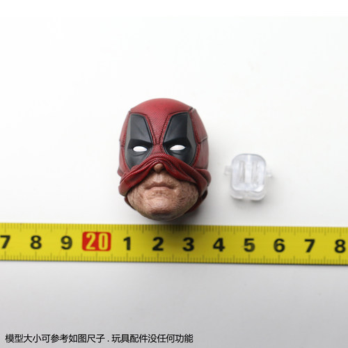 HT HOTTOYS 1/6 MMS782 死侍与金刚狼 死侍 战斗版 头雕 配件