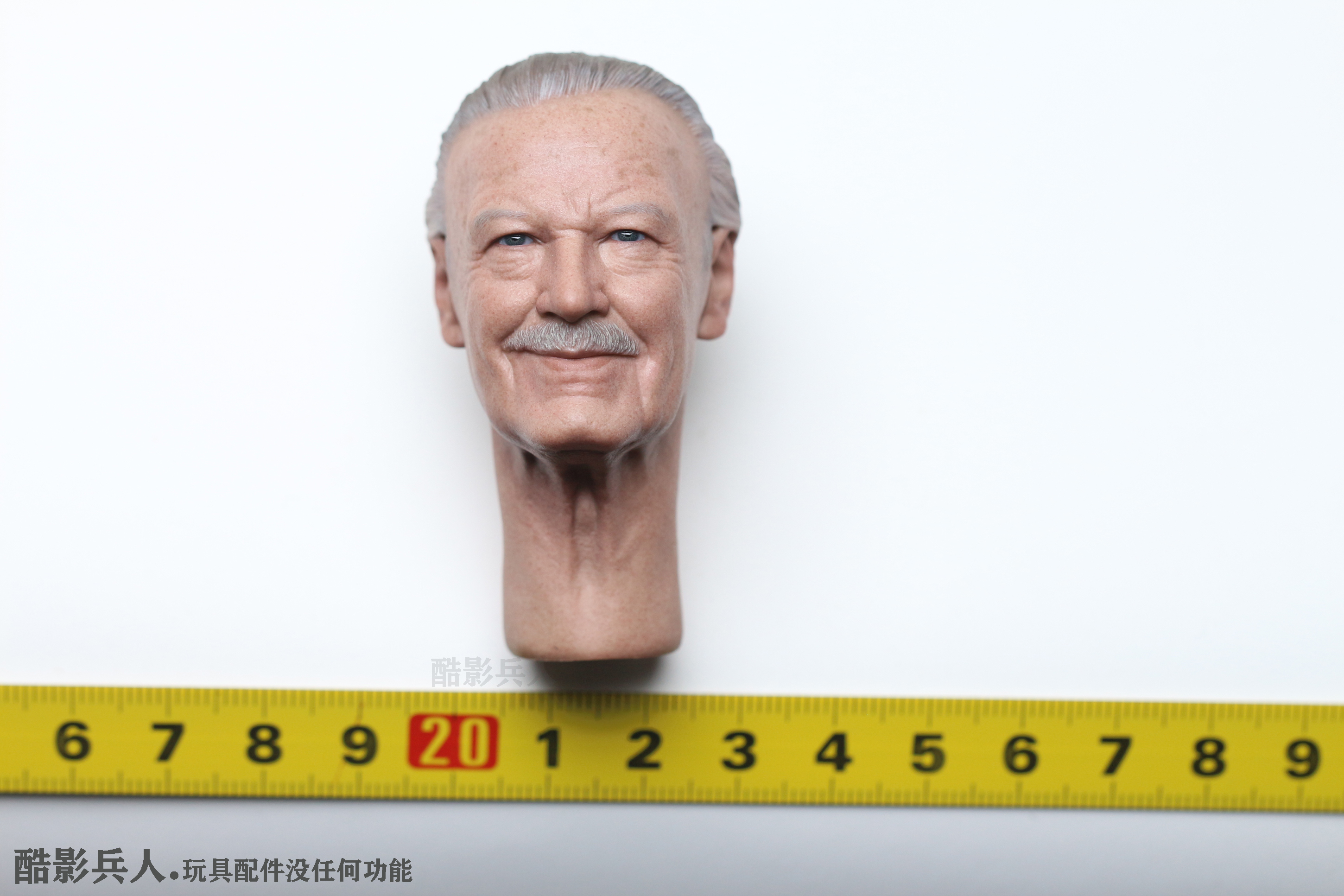 HotToys HT 1/6 雷神3 斯坦李3.0 MMS570 头雕 配件 可动人偶