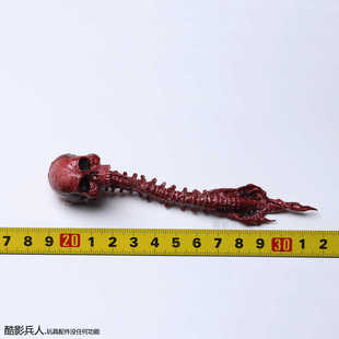 Ht HotToys 铁血战士2 1/6 MMS173 猎人铁血 花蟹2.0 骨头 配件