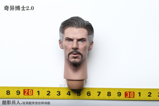 HOTTOYS HT 复仇者联盟 无限战争 奇异博士 2.0 头雕 配件 人偶