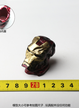 看描述 HT 1/6 钢铁侠 合金压铸 MK3(2.0) MMS664D48 战损 头雕