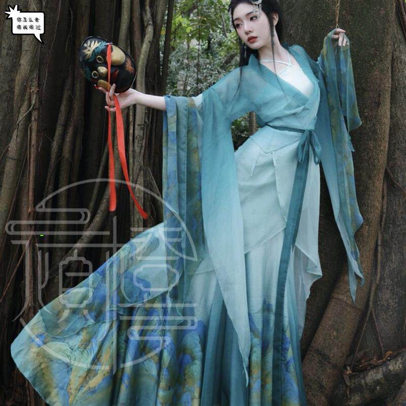 羽矜阁《山鬼&middot;魅》春秋国风汉元素古典舞仙气修身国风日常穿搭邮