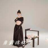 制服可爱孕妈写真 证件照写真主题服饰服装 影楼新款 甜美孕妈咪美式