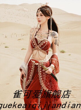 公主异域风情汉服舞蹈阿朱西域敦煌服装飞天少女古风舞台影楼服饰
