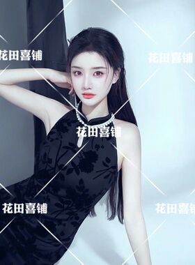 2026展会新款影楼写真服装民国军阀太太蕾丝旗袍老上海改良旗袍