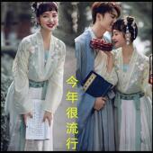 主题时尚 超仙外景摄影新款 森系 纯黑色高腰轻纱泡泡袖 影楼写真服装