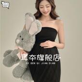 影楼孕妇拍照服装 唯美可爱小清新黑色抹胸裙孕妈咪摄影艺术照写真