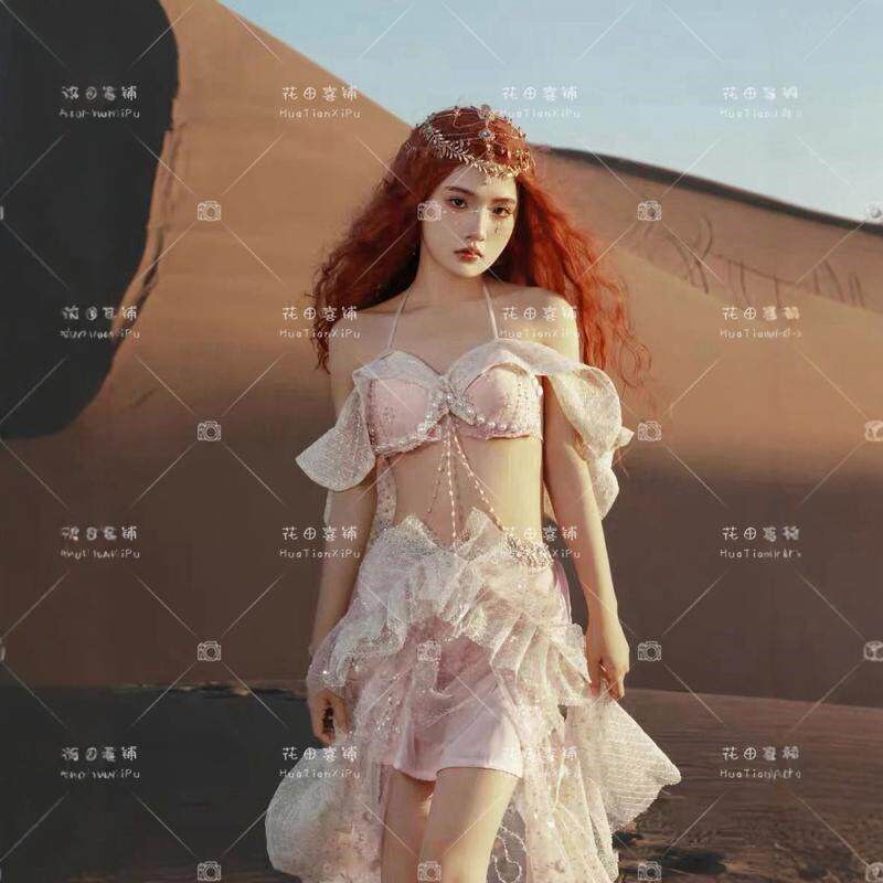人鱼公主写真服装时尚敦煌三亚版纳外景旅拍女神唯美艺术照演出服