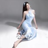 影楼新款 影 肖像写真韩系纯欲梦幻超仙羽毛少女个人艺术照摄影服装