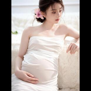 影楼新款 可爱甜美风温馨居家孕妈时尚 艺术照摄影服装 孕妇摄影服装