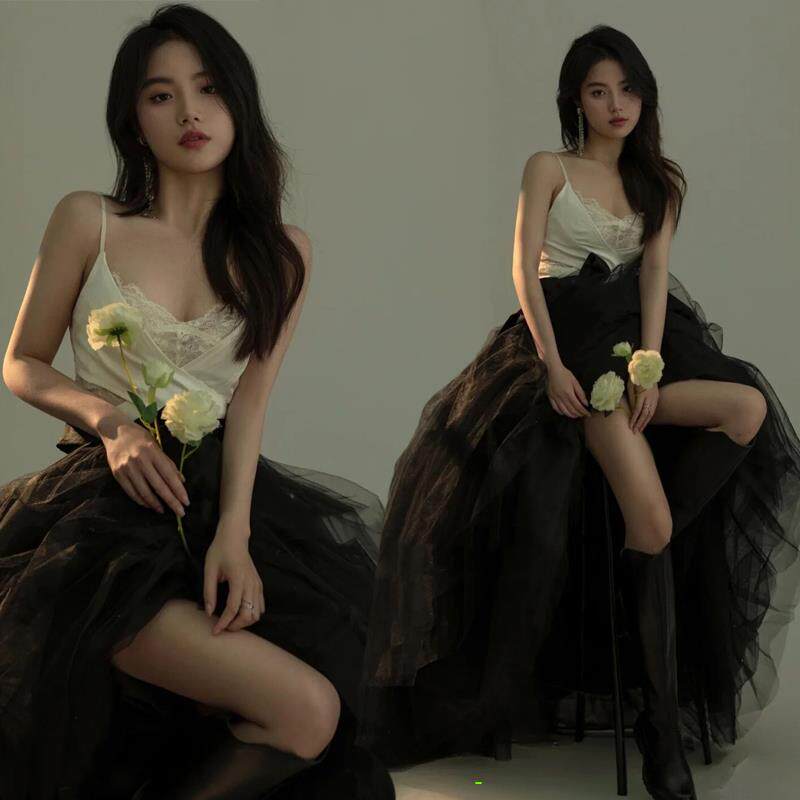 23韩系小清新学院风少女写真服装夏季影楼主题个人艺术照摄影服韩