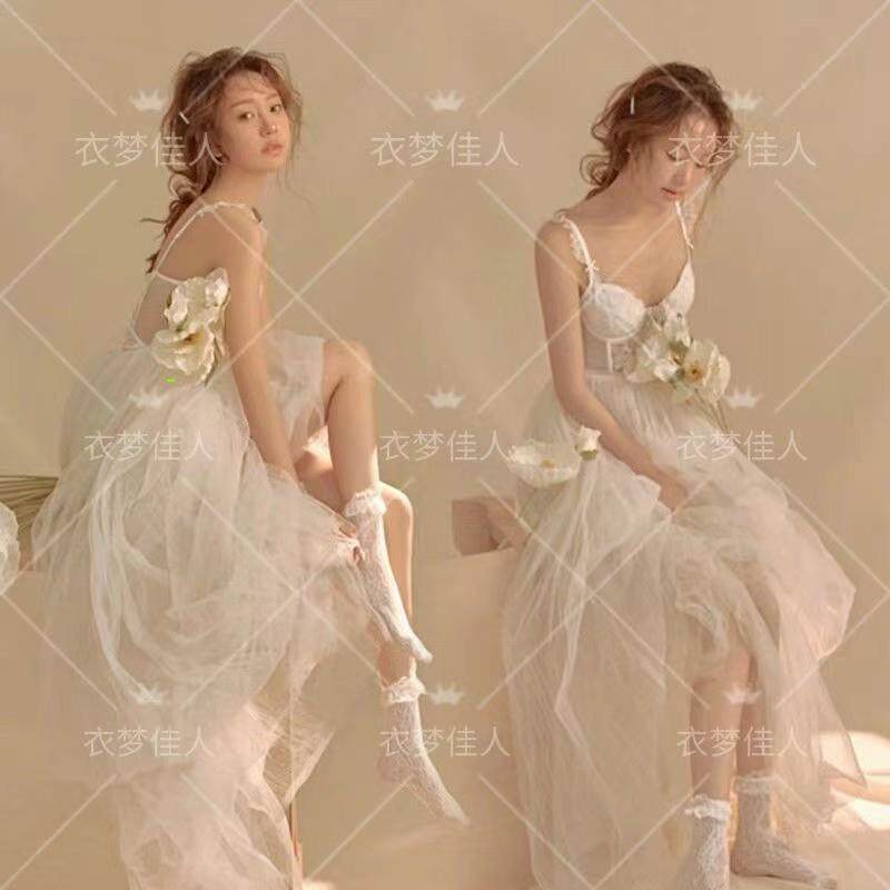 个人写真服装女影楼主题夏季小清新性感少女纯欲私房摄影艺术拍照