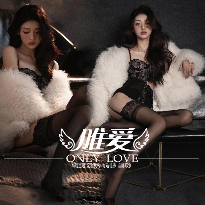 新款复古JK制服拽姐西装写真主题摄影服韩杂少女网球学院风套裙性