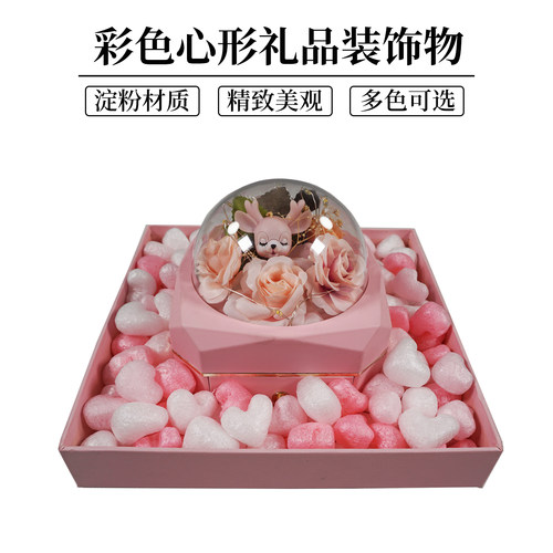 绿色环保精致时尚礼品盒装饰泡沫