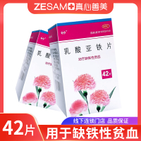 太极 丹珠 乳酸亚铁片 0.1g*42片*1瓶/盒治疗缺铁性贫血