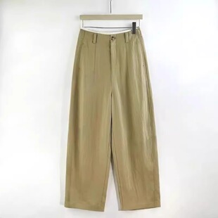 夏季 九分哈伦裤 新款 女大码 子 天丝亚麻休闲裤 2659