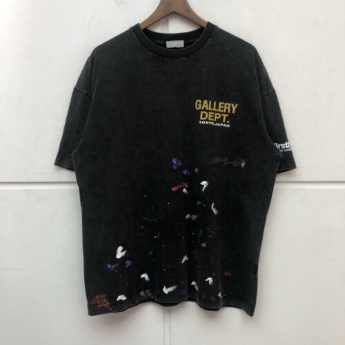 GALLERYDEPT泼墨嘻哈男女短袖T