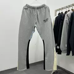 American-Style Gallery Dept Hand-Painted Splash-Ink Graffiti Patchwork Flared Pants Men's Sweatpants High Street Casual Pants Trendy