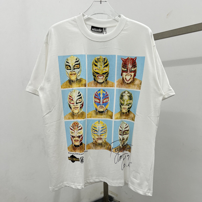 地狱之星美式WWE个性签名T恤