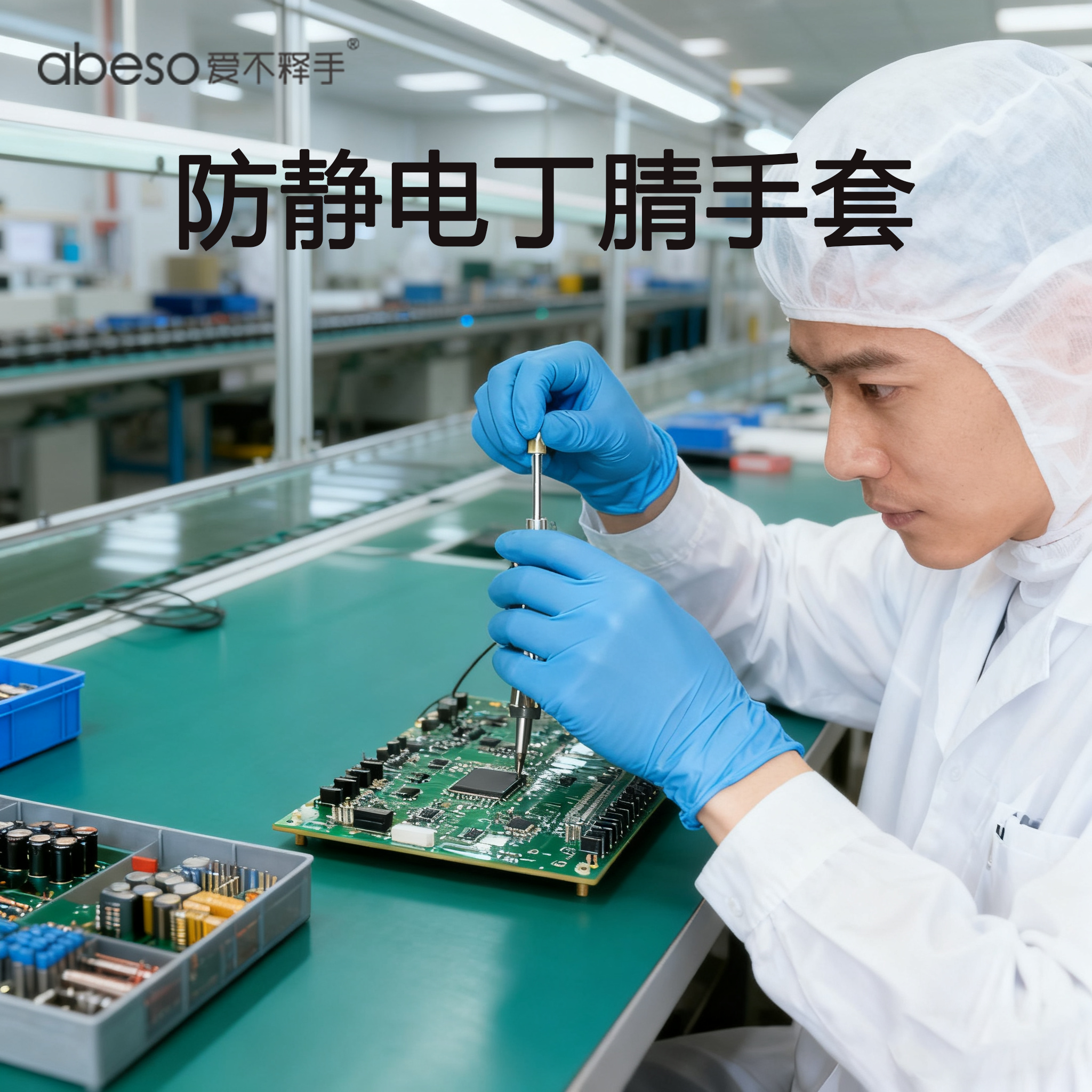 一次性防静电丁腈橡胶手套