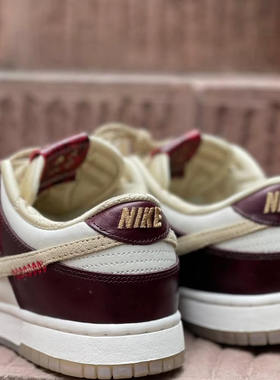 Nike耐克女鞋蛇年限定新年款DUNK白金低帮运动休闲板鞋HV5991-171