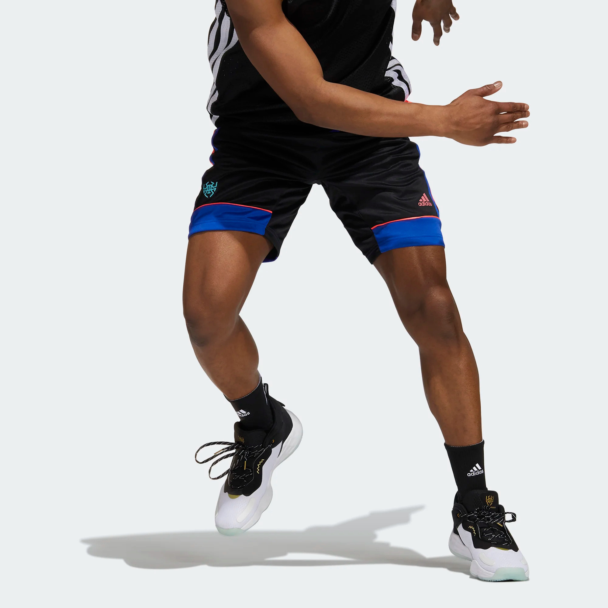 Adidas/阿迪达斯DONOVAN MITCHELL 篮球运动短裤H59290图片