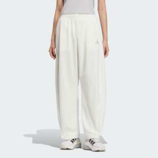 阿迪达斯女裤LOGO KN PNT 2 宽松运动休闲辣妹香蕉裤JZ1583