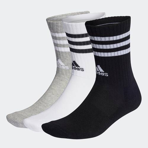 Adidas/阿迪达斯正品3S C SPW CRW 3P 男女舒适短筒袜子IC1323