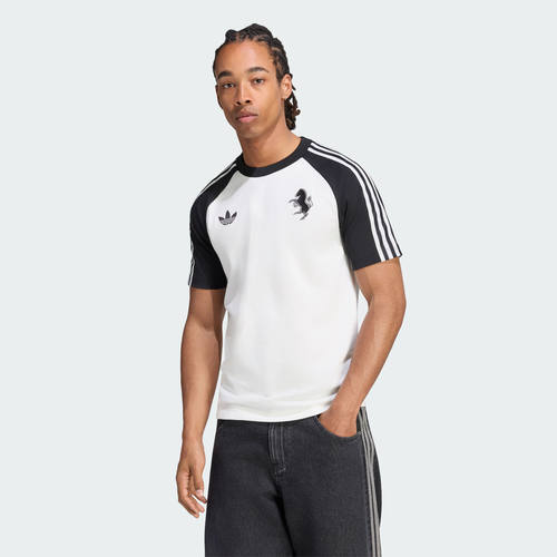 Adidas阿迪达斯尤文图斯足球休闲文化复古短袖T恤KY7093