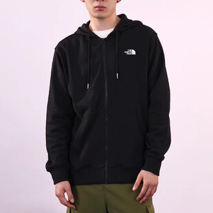 TheNorthFace北面男女款户外休闲开衫拉链连帽卫衣外套夹克83OR