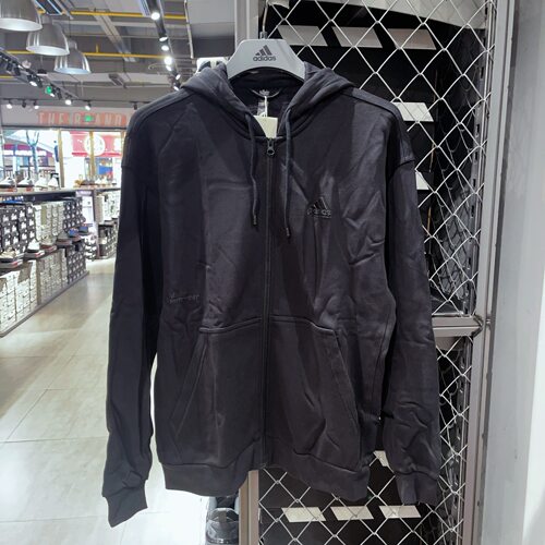 Adidas阿迪达斯正品男子运动休闲宽松连帽夹克外套IT3963