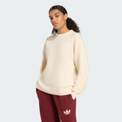 Adidas/阿迪达斯KNITTED SWEATER 女子休闲运动宽松针织衫KF2339