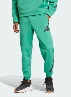 Adidas/阿迪达斯正品男士亲肤柔软休闲运动束脚锥形裤JD6442