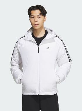 Adidas阿迪达斯正品冬季新款男子连帽保暖运动休闲羽绒服IT8729