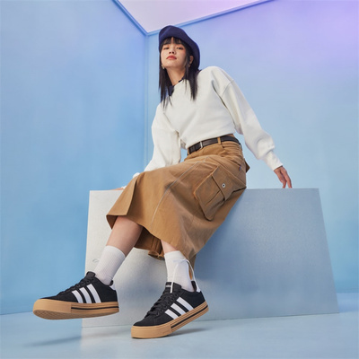 Adidas/阿迪达斯正品男女同款复古运动休闲帆布鞋JI4354