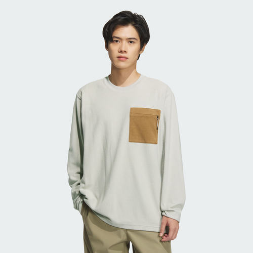 Adidas/阿迪达斯正品M TRANS TEE 华夫格运动休闲长袖T恤JX1787