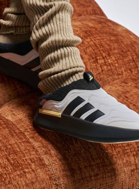 Adidas阿迪达斯正品男女运动运动休闲穆勒鞋棉鞋「面包鞋」JR0066