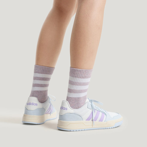 Adidas/阿迪达斯ENTRAP 少年感复古篮球风网面板鞋KH8211