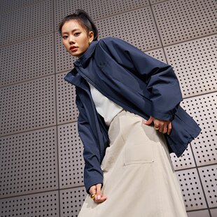 Adidas/阿迪达斯正品男女同款运动休闲连帽夹克外套KA9310