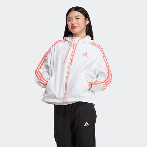 Adidas/阿迪达斯正品女子户外运动休闲连帽夹克外套HT8752