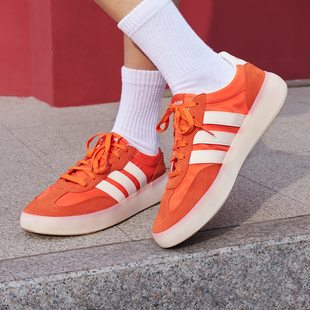 「果冻T头鞋 德训鞋 」JQ6670 女运动休闲板鞋 Adidas阿迪达斯正品