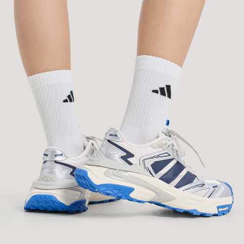 Adidas阿迪达斯正品男女机甲风暴跑步风复古运动休闲老爹鞋KJ2113