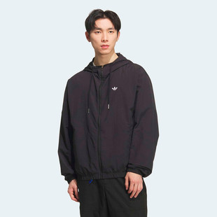 adidas阿迪达斯三叶草男子连帽休闲运动夹克外套KT3035