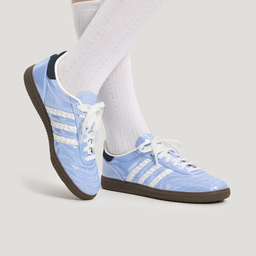 Adidas/阿迪达斯SAMBA JP 情人节款亮面板鞋德训鞋平底鞋KJ7302