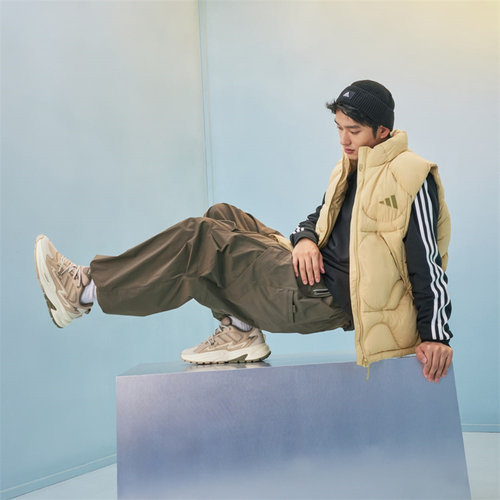 Adidas/阿迪达斯正品男女同款稳定缓震回弹厚底休闲老爹鞋JR3186